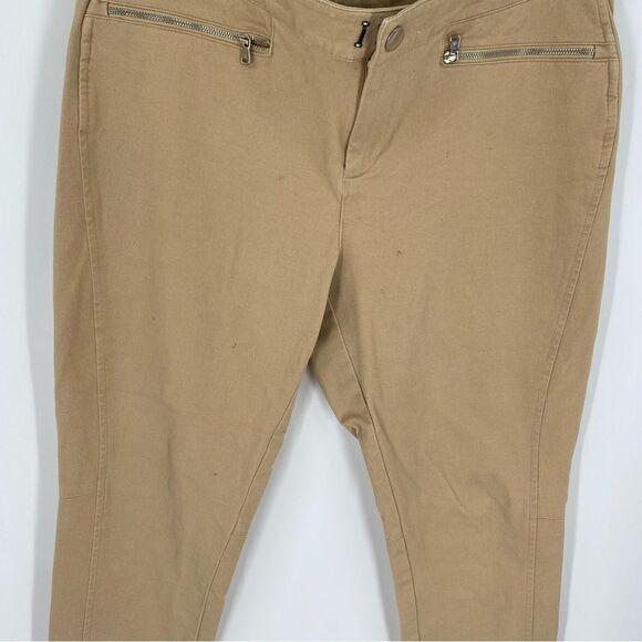 Lauren Ralph Lauren Women’s Flat Front Tam Cropped Pants size 10 - Picture 2 of 4